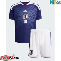 Camiseta Japón Ritsu Doan #10 Primera Equipación para niños Mundial 2026 manga corta (+ pantalones cortos)